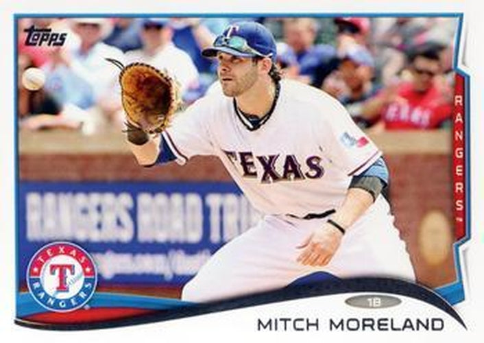 #94 Mitch Moreland - Texas Rangers - 2014 Topps Baseball