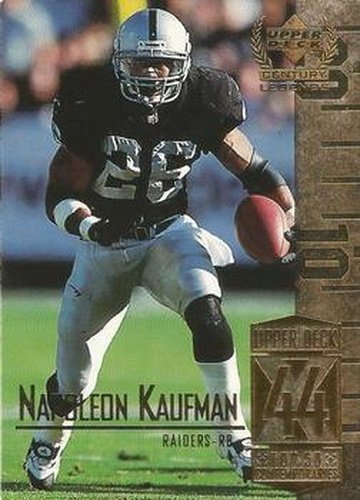 #94 Napoleon Kaufman - Oakland Raiders - 1999 Upper Deck Century Legends Football