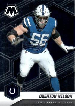 #94 Quenton Nelson - Indianapolis Colts - 2021 Panini Mosaic Football