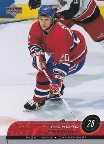 #94 Richard Zednik - Montreal Canadiens - 2002-03 Upper Deck Hockey