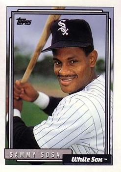 #94 Sammy Sosa - Chicago White Sox - 1992 Topps Baseball