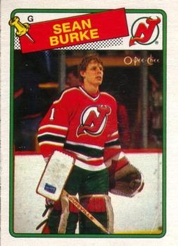 #94 Sean Burke - New Jersey Devils - 1988-89 O-Pee-Chee Hockey