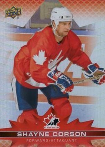 #94 Shayne Corson - Canada - 2021-22 Upper Deck Tim Hortons Team Canada Hockey