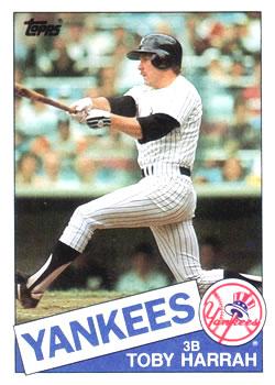 #94 Toby Harrah - New York Yankees - 1985 Topps Baseball