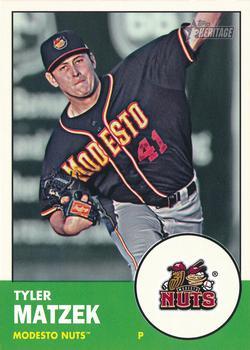 #94 Tyler Matzek - Modesto Nuts - 2012 Topps Heritage Minor League Baseball