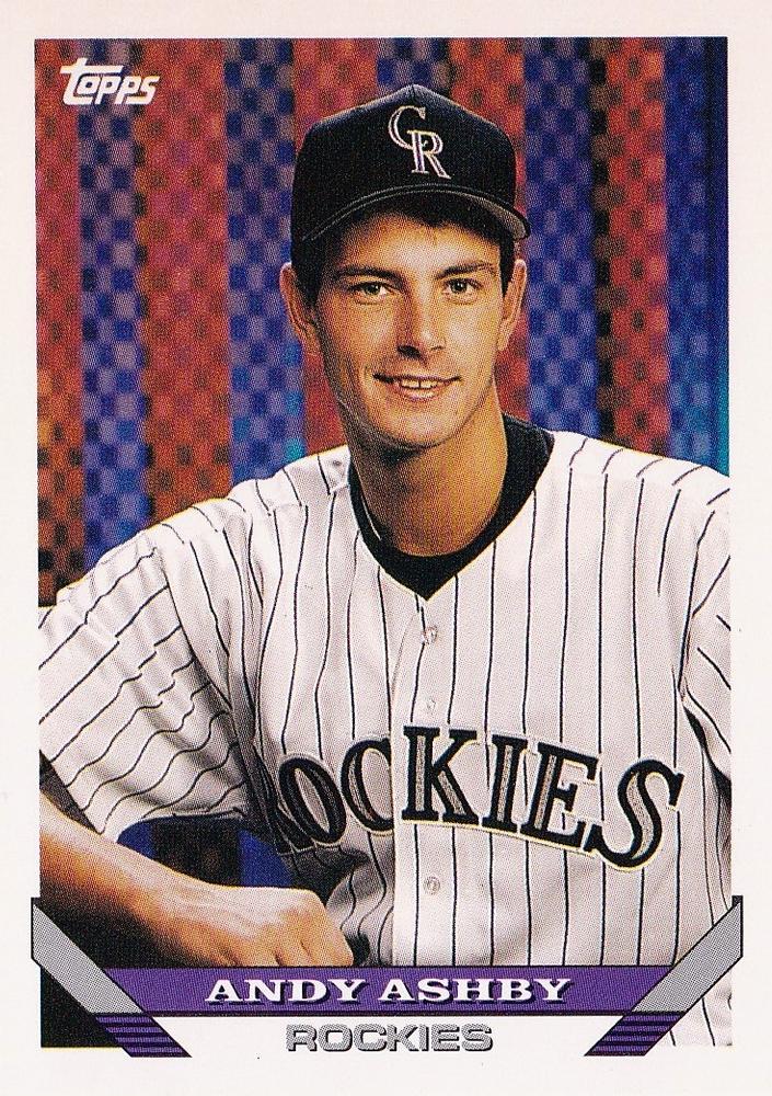 #794 Andy Ashby - Colorado Rockies - 1993 Topps Baseball