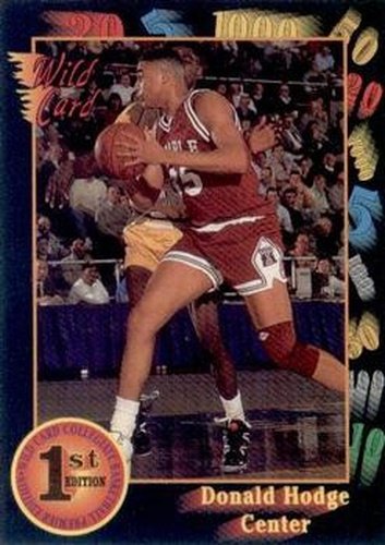 #94 Donald Hodge - Temple Owls - 1991-92 Wild Card Basketball