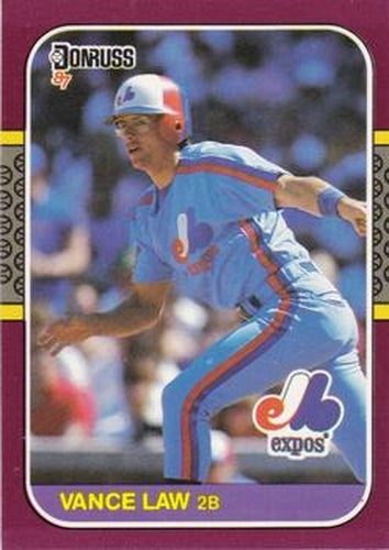 #94 Vance Law - Montreal Expos - 1987 Donruss Opening Day Baseball