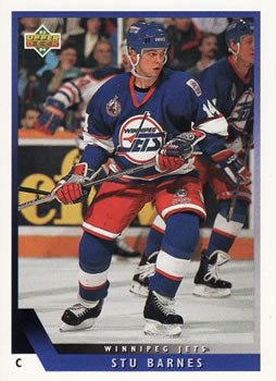 #94 Stu Barnes - Winnipeg Jets - 1993-94 Upper Deck Hockey