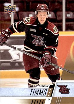 #94 Matthew Timms - Peterborough Petes - 2017-18 Upper Deck CHL Hockey