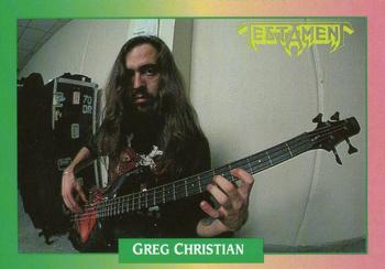 #94 Greg Christian - 1991 Brockum Rock Cards