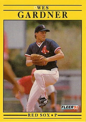 #94 Wes Gardner - Boston Red Sox - 1991 Fleer Baseball