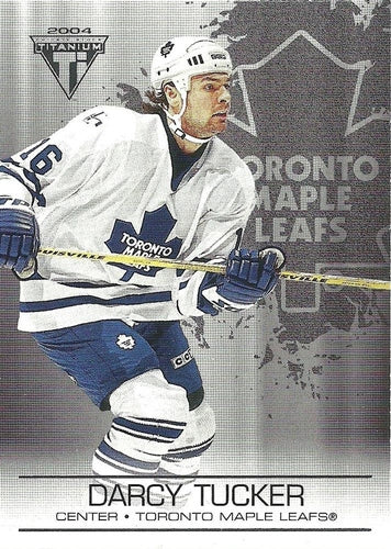 #94 Darcy Tucker - Toronto Maple Leafs - 2003-04 Pacific Private Stock Titanium Hockey