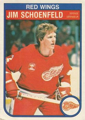 #94 Jim Schoenfeld - Detroit Red Wings - 1982-83 O-Pee-Chee Hockey