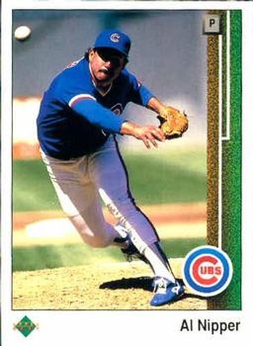 #494 Al Nipper - Chicago Cubs - 1989 Upper Deck Baseball