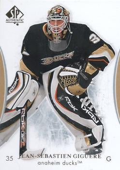 #94 Jean-Sebastien Giguere - Anaheim Ducks - 2007-08 SP Authentic Hockey