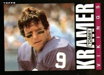 #94 Tommy Kramer - Minnesota Vikings - 1985 Topps Football