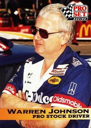 #94 Warren Johnson - 1992 Pro Set NHRA Racing