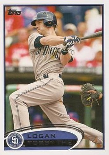 #94 Logan Forsythe - San Diego Padres - 2012 Topps Baseball