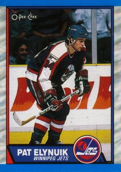 #94 Pat Elynuik - Winnipeg Jets - 1989-90 O-Pee-Chee Hockey