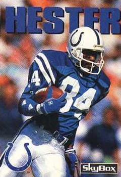 #94 Jessie Hester - Indianapolis Colts - 1992 SkyBox Impact Football