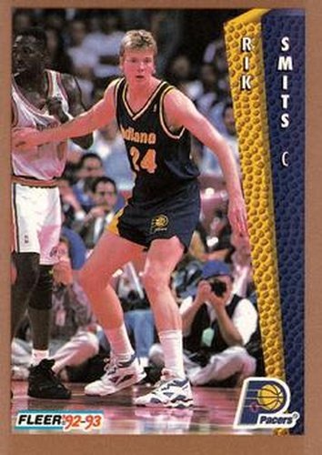 #94 Rik Smits - Indiana Pacers - 1992-93 Fleer Basketball