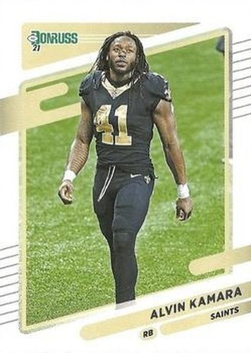 #94b Alvin Kamara - New Orleans Saints - 2021 Donruss Football