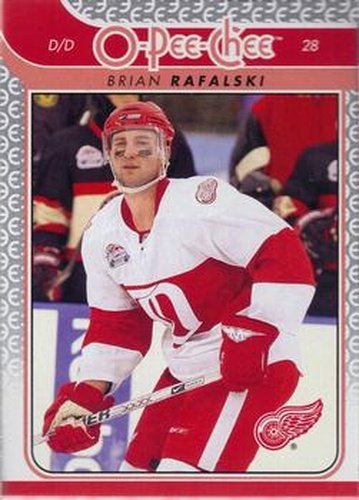 #103 Brian Rafalski - Detroit Red Wings - 2009-10 O-Pee-Chee Hockey