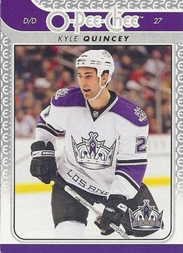 #105 Kyle Quincey - Los Angeles Kings - 2009-10 O-Pee-Chee Hockey