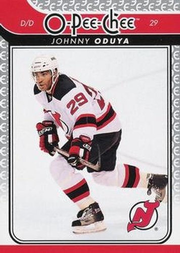 #107 Johnny Oduya - New Jersey Devils - 2009-10 O-Pee-Chee Hockey