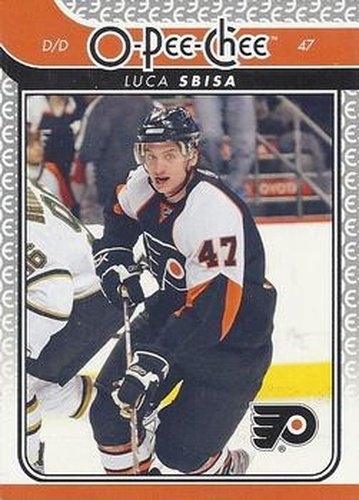#109 Luca Sbisa - Philadelphia Flyers - 2009-10 O-Pee-Chee Hockey