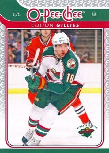 #10 Colton Gillies - Minnesota Wild - 2009-10 O-Pee-Chee Hockey