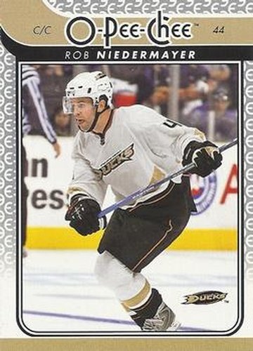 #116 Rob Niedermayer - Anaheim Ducks - 2009-10 O-Pee-Chee Hockey