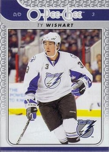 #131 Ty Wishart - Tampa Bay Lightning - 2009-10 O-Pee-Chee Hockey