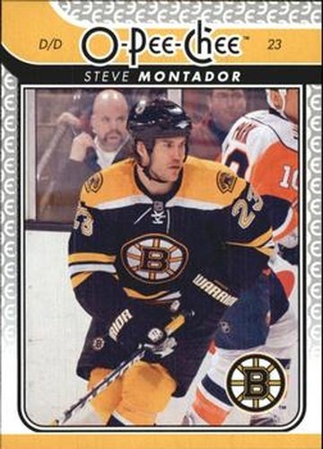 #134 Steve Montador - Boston Bruins - 2009-10 O-Pee-Chee Hockey