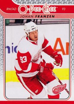 #140 Johan Franzen - Detroit Red Wings - 2009-10 O-Pee-Chee Hockey