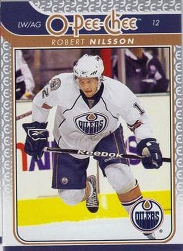 #141 Robert Nilsson - Edmonton Oilers - 2009-10 O-Pee-Chee Hockey