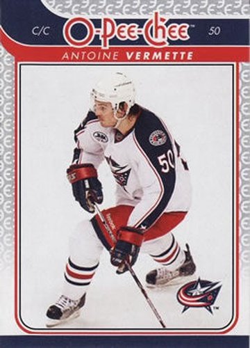 #145 Antoine Vermette - Columbus Blue Jackets - 2009-10 O-Pee-Chee Hockey