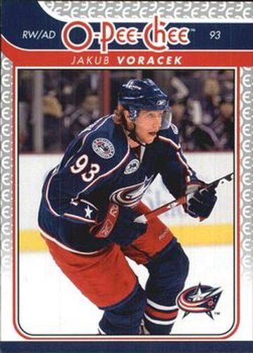 #157 Jakub Voracek - Columbus Blue Jackets - 2009-10 O-Pee-Chee Hockey