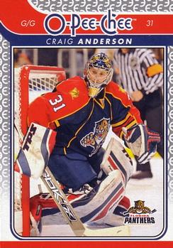 #160 Craig Anderson - Florida Panthers - 2009-10 O-Pee-Chee Hockey