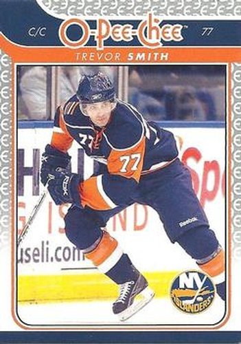 #163 Trevor Smith - New York Islanders - 2009-10 O-Pee-Chee Hockey