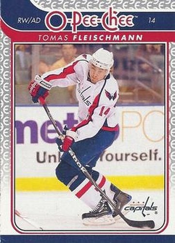 #170 Tomas Fleischmann - Washington Capitals - 2009-10 O-Pee-Chee Hockey