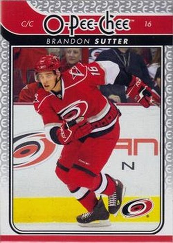 #175 Brandon Sutter - Carolina Hurricanes - 2009-10 O-Pee-Chee Hockey