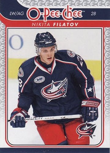 #177 Nikita Filatov - Columbus Blue Jackets - 2009-10 O-Pee-Chee Hockey