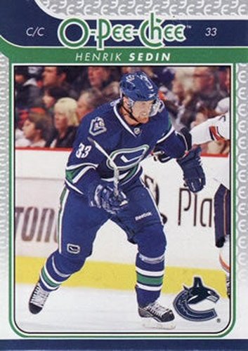 #17 Henrik Sedin - Vancouver Canucks - 2009-10 O-Pee-Chee Hockey