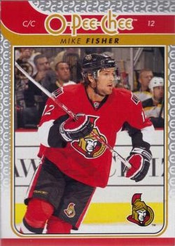 #183 Mike Fisher - Ottawa Senators - 2009-10 O-Pee-Chee Hockey
