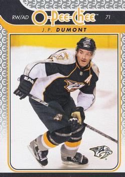 #189 J.P. Dumont - Nashville Predators - 2009-10 O-Pee-Chee Hockey