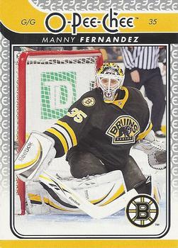 #191 Manny Fernandez - Boston Bruins - 2009-10 O-Pee-Chee Hockey