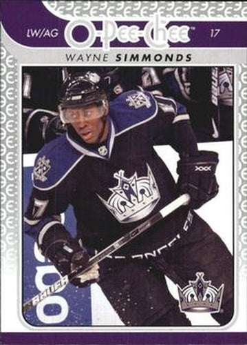 #198 Wayne Simmonds - Los Angeles Kings - 2009-10 O-Pee-Chee Hockey