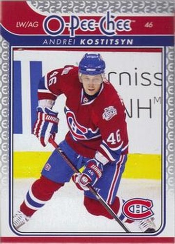 #199 Andrei Kostitsyn - Montreal Canadiens - 2009-10 O-Pee-Chee Hockey